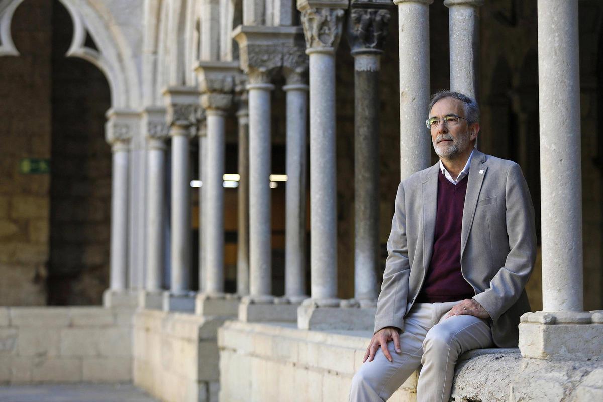 Una imatge d'arxiu del rector de la UdG, Josep Calbó