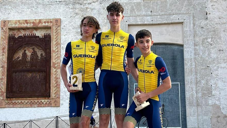 El Ontinyent CC copa el podio de infantiles del II Trofeu Escoles Ciclsme El Camp de Mirra