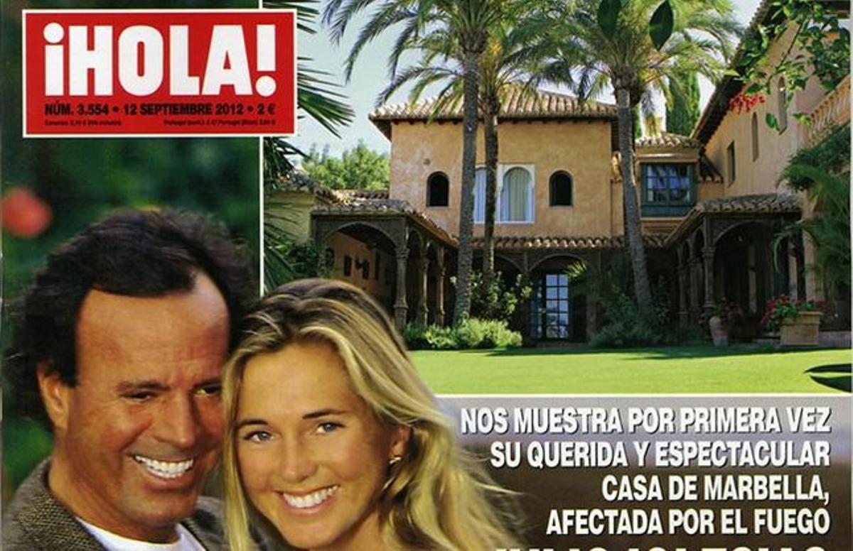 Portada de la revista ’¡Hola!’. Portada de la revista ’¡Hola!’.