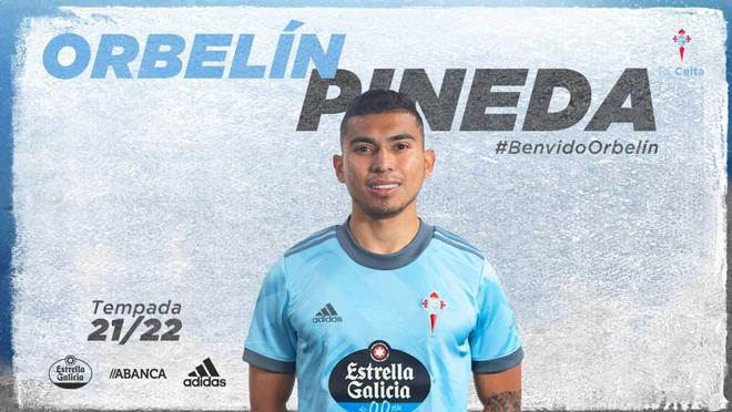 Orbelin, al Celta del Cruz Azul