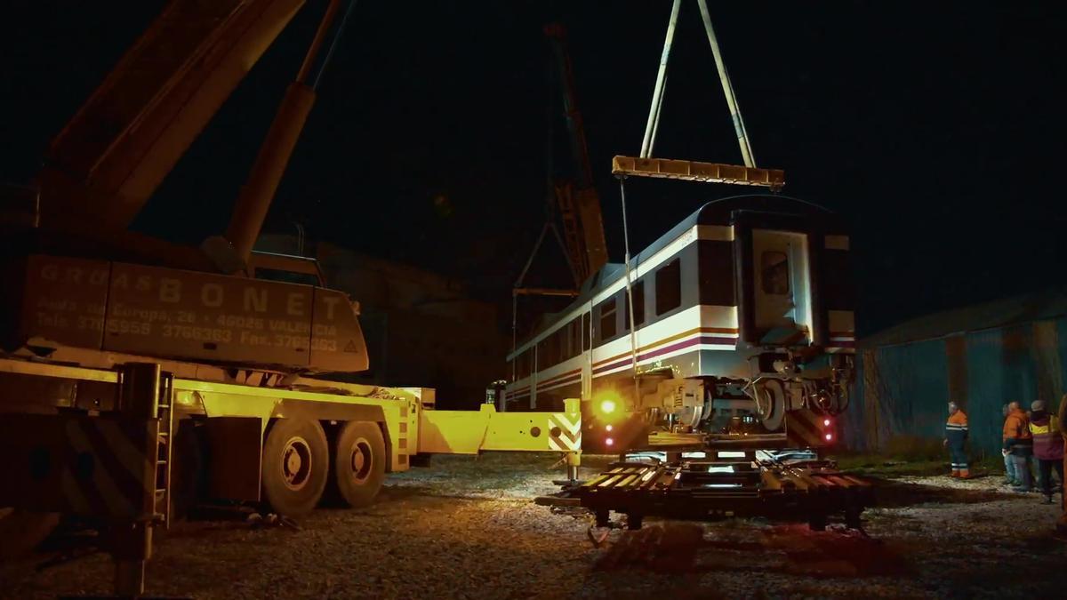 Traslado de trenes aislados por la dana en la C3 a València