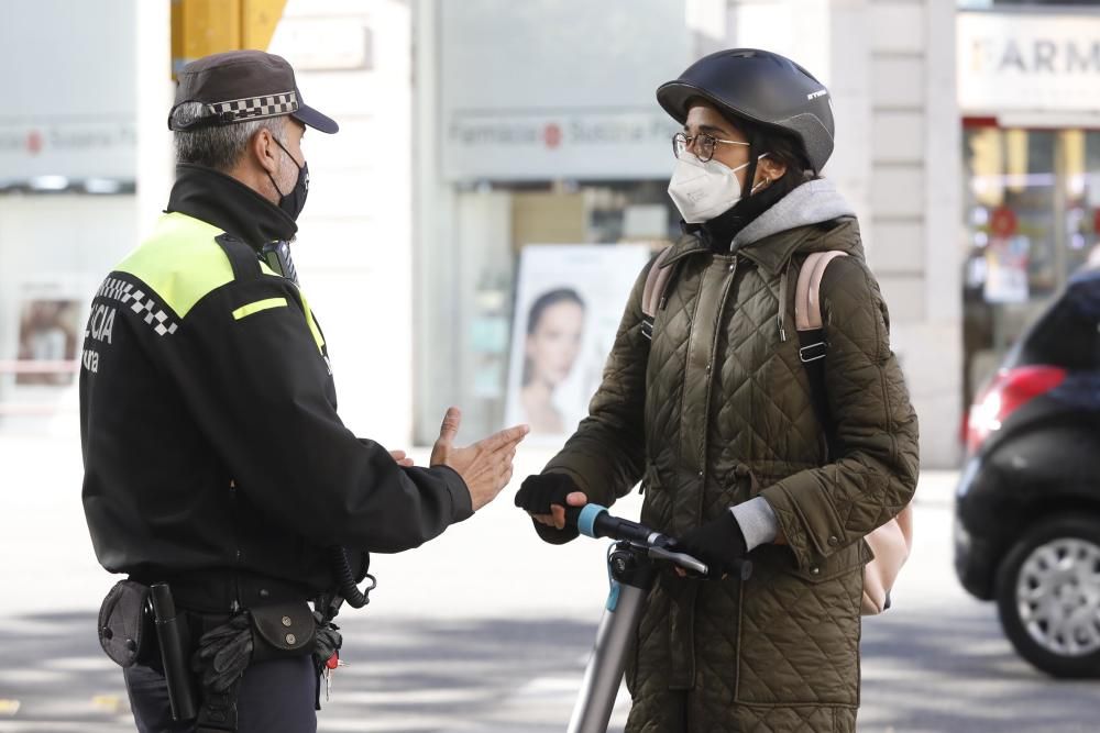 Campanya informativa dels patinets a Girona