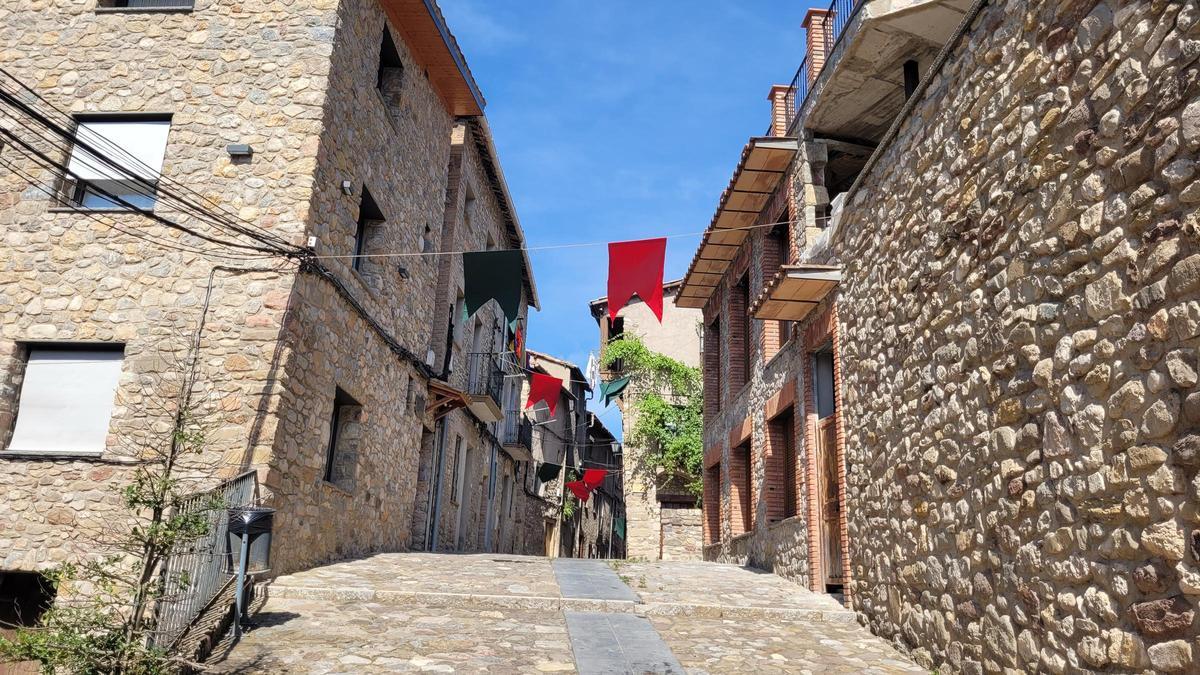 El nucli antic de Bagà, en una imatge d'arxiu