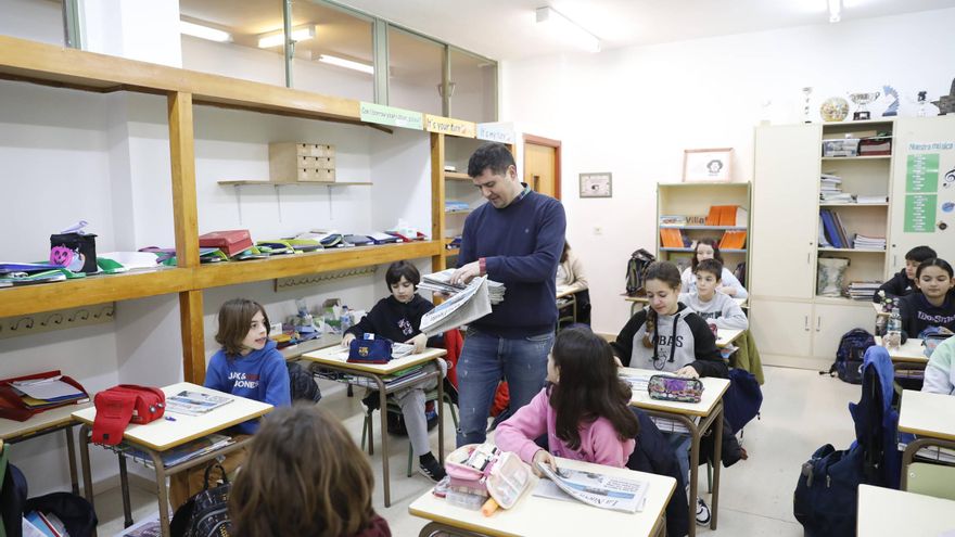 EN IMÁGENES: La serie &quot;Los lunes al cole&quot; visita el colegio de Villafría