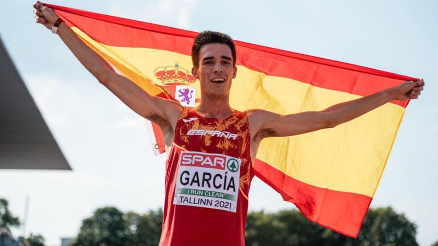 Mario García Romo, con el uniforme de la selección española. | EFE