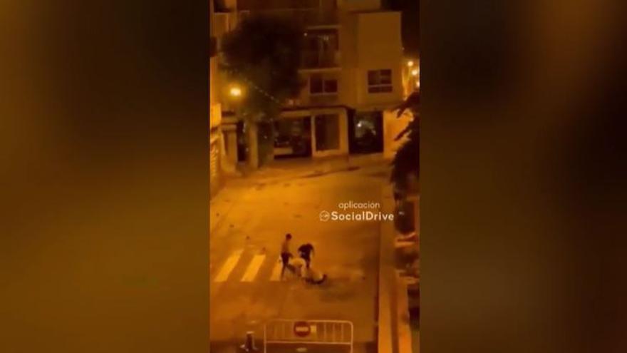 Brutal paliza en Dénia