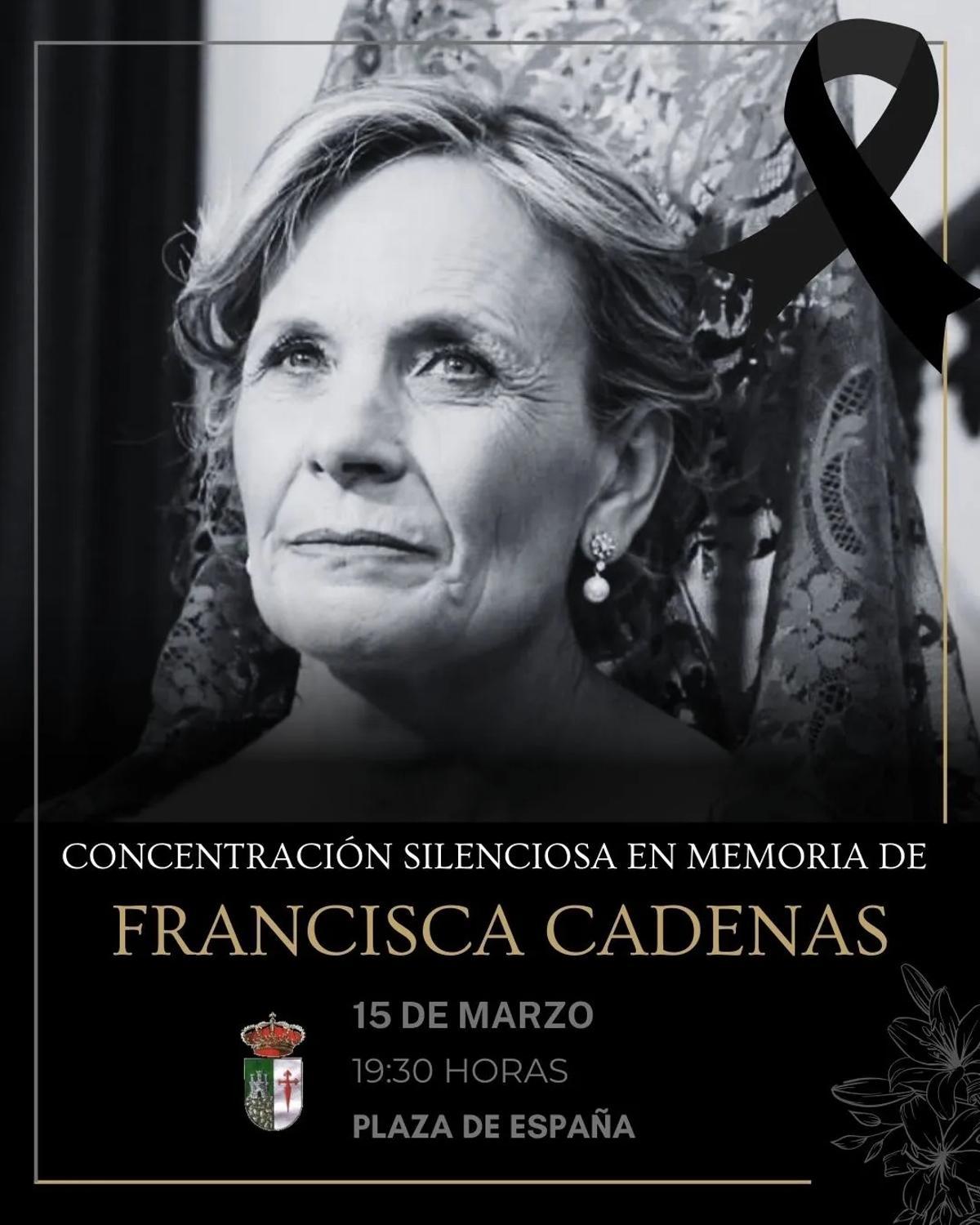 Convocatoria de la concentración.