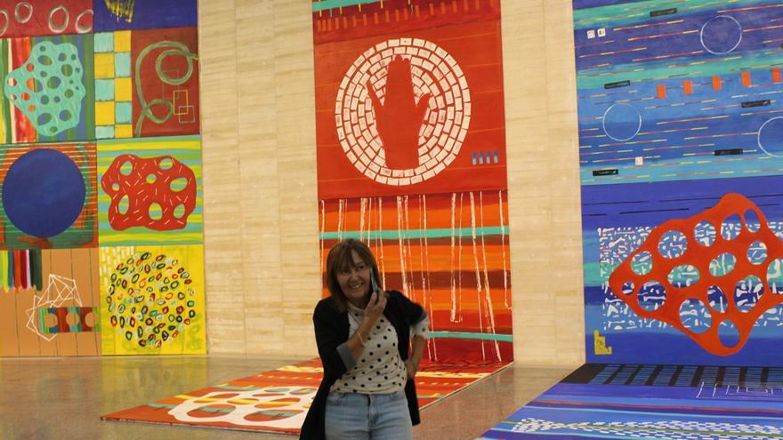 La artista viguesa Menchu Lamas lleva su útero de colores al MUSAC de León