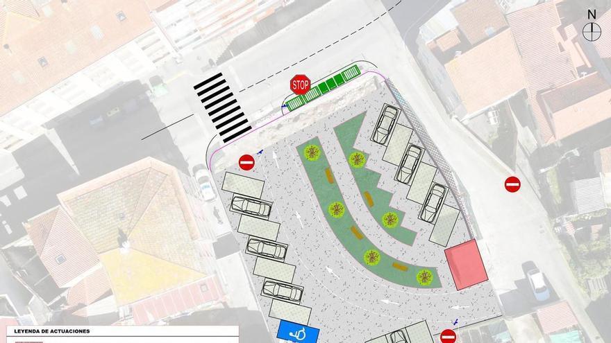 Así quedará la plaza de Cantodarea tras la reforma