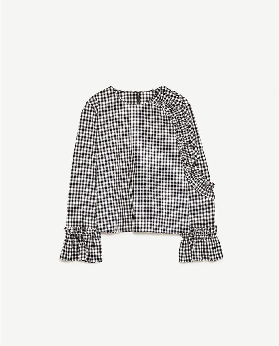 Camisa con volantes
