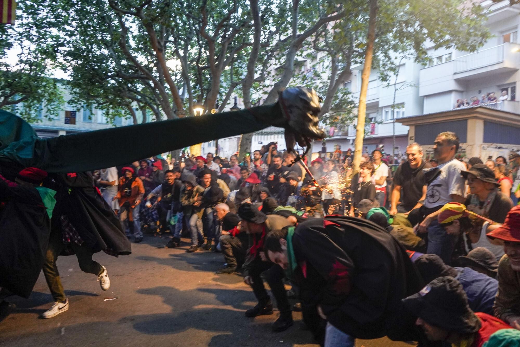 Passacarrers de Patum de dissabte