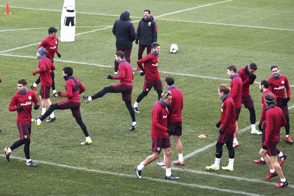 ENTRENAMIENTO ATLÉTICO DE MADRID