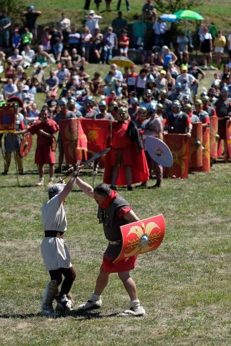 Batalla en la fiesta Astur romana en Carabanzo