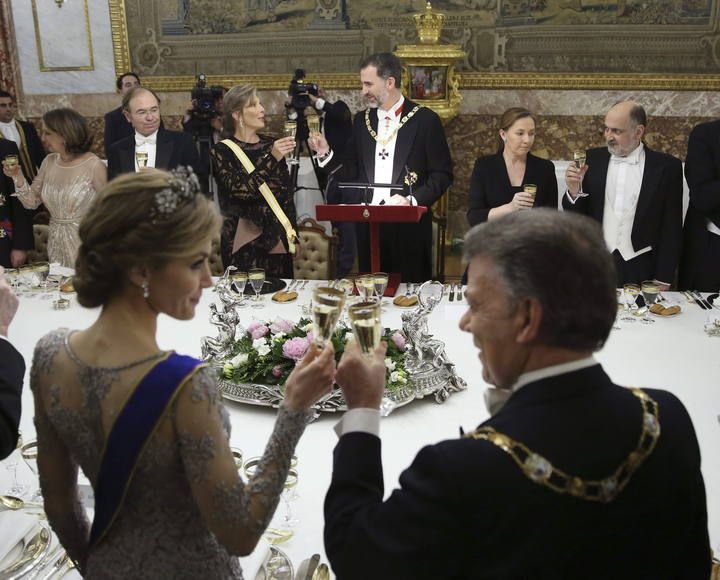 Cena de gala en el Palacio Real