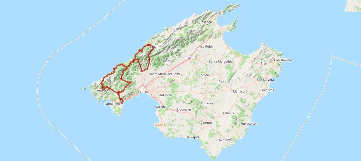 Estas son los cortes de tráfico para el miércoles por la Challenge Ciclista Mallorca