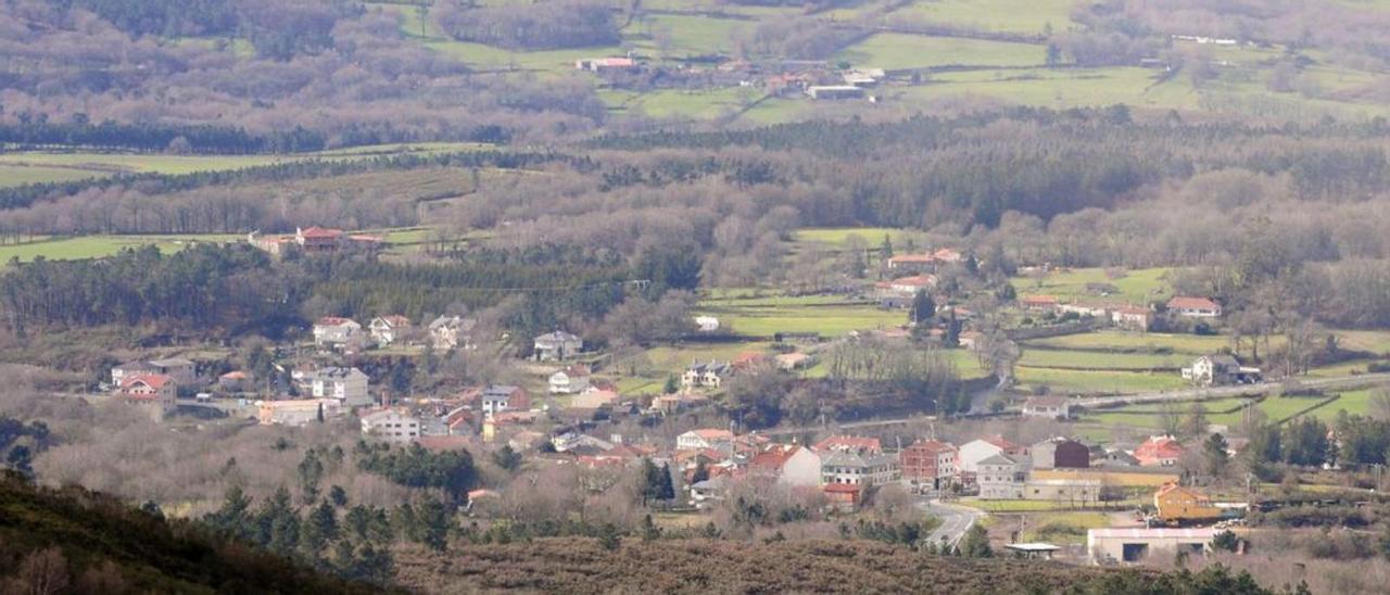 La capital municipal de Rodeiro es la única que gana habitantes.