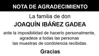 Nota Joaquín Ibáñez Gadea