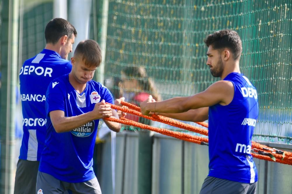 El cuerpo técnico encabezado por Juan Antonio Anquela diseñó para esta semana un plan de trabajo con seis entrenamientos, todos en la ciudad deportiva, antes del debut liguero del domingo.