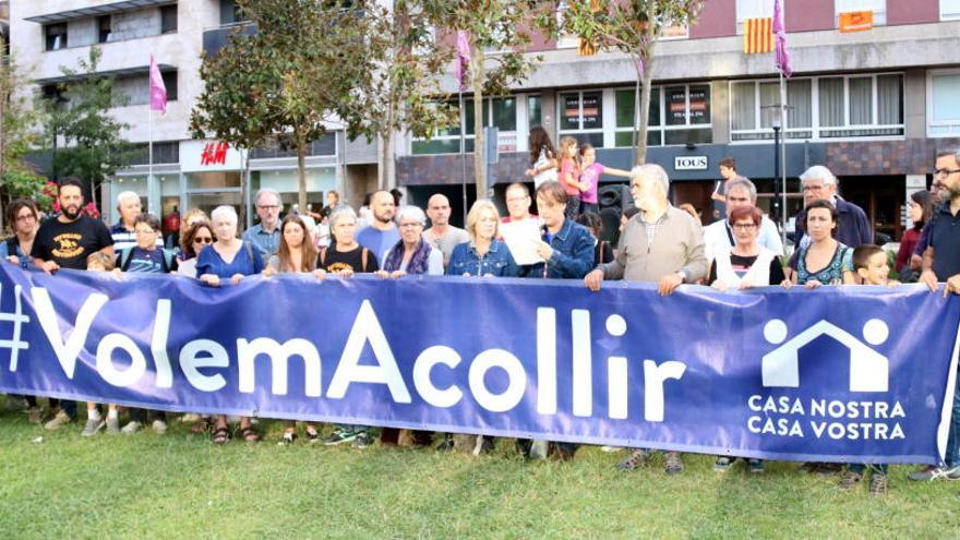 Pla general de la manifestació de Girona.