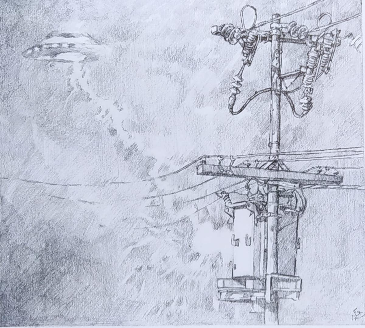 Dibujo del sobrino de Francisco sobre el relato de Mauricio.