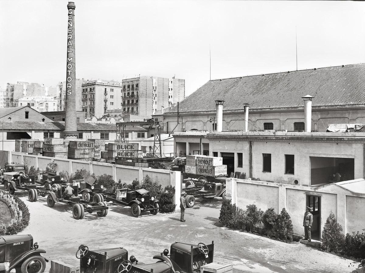 La fábrica de General Motors, en la calle de Mallorca, 433.