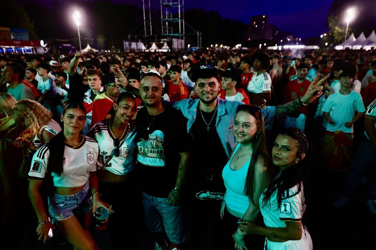 Así se vivió el partido de España contra Francia en Gijón Así se vivió el partido de España contra Francia en Gijón