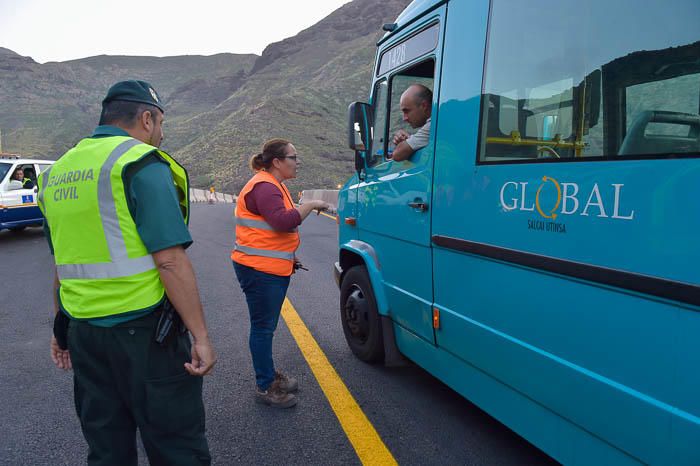 Apertura parcial de la nueva carretera a La Aldea