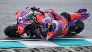 Martín, en la primera jornada en Sepang