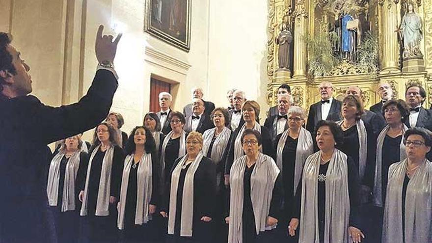 Concierto de la Capella Mallorquina, ayer por la noche.