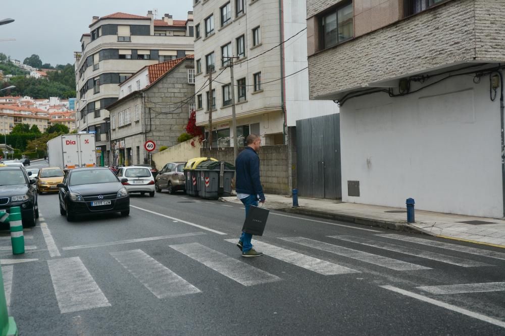 Tráfico en Galicia | Malestar entre los vecinos de la PO-308 ante la inseguridad del vial