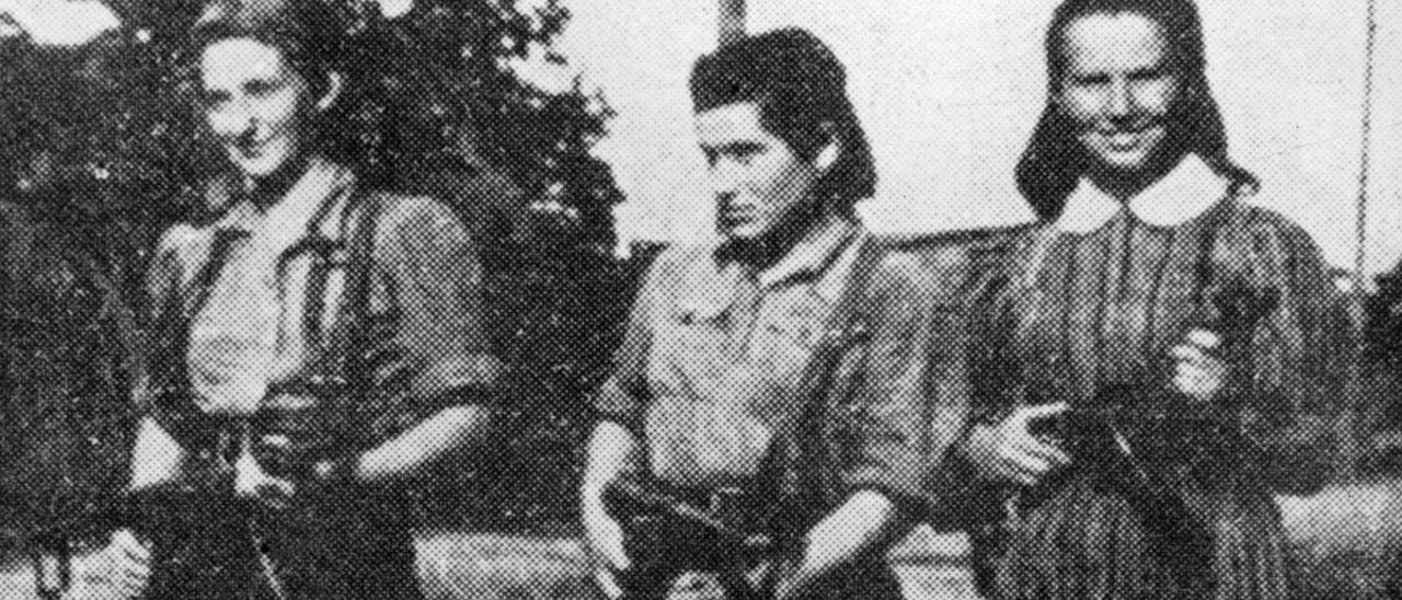 De izquierda a derecha, Vitka Kempner, Ruzka Korczak y Zelda Treguer, imagen de ’Hijas de la Resistencia’.