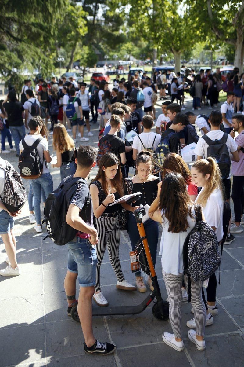 Comienza la prueba EVAU en Aragón