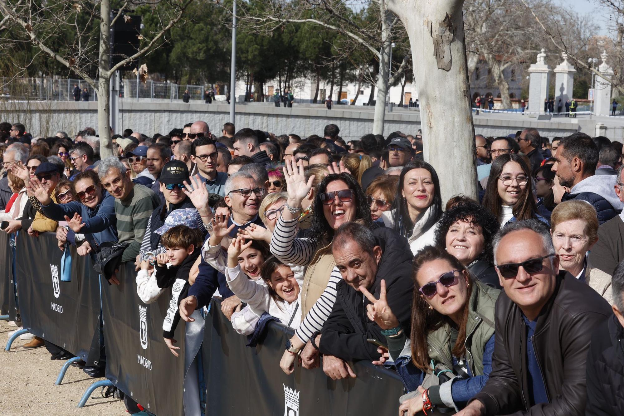 Llenazo en Madrid Río para ver la 'mascletà'