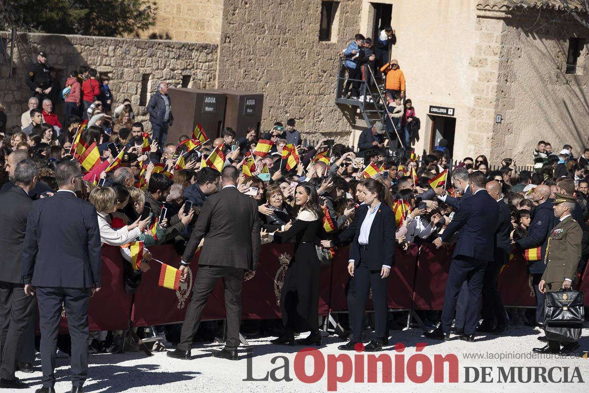 Visita de los reyes de España a Caravaca (explanada de la Basílica)