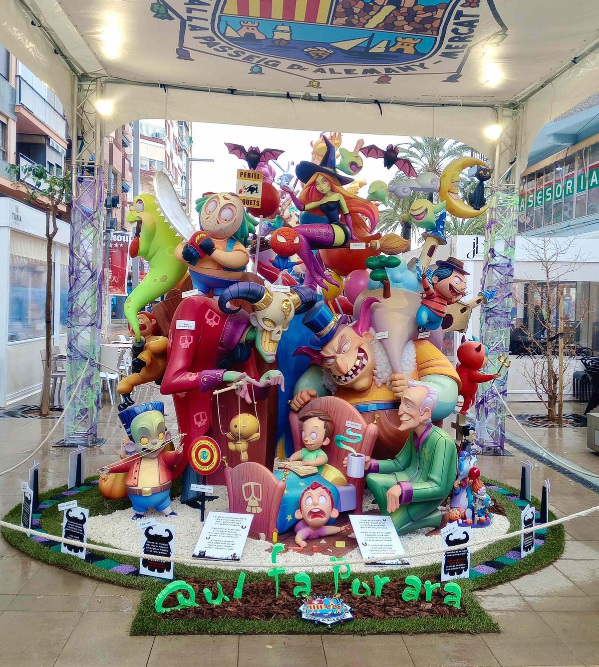 La falla infantil de Passeig-Mercat.