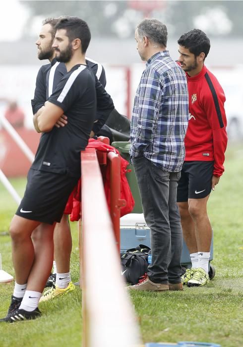 Entrenamiento del Sporting de Gijón