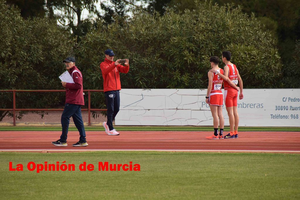 Regional absoluto y sub-23 de atletismo en Lorca (I)