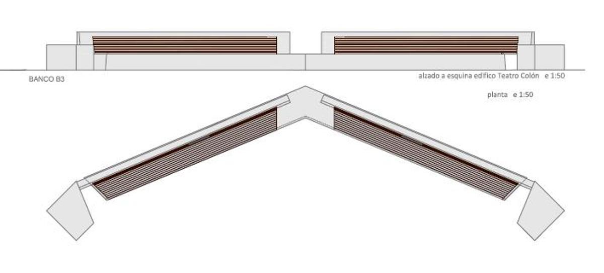 Recreación de cómo serán los bancos