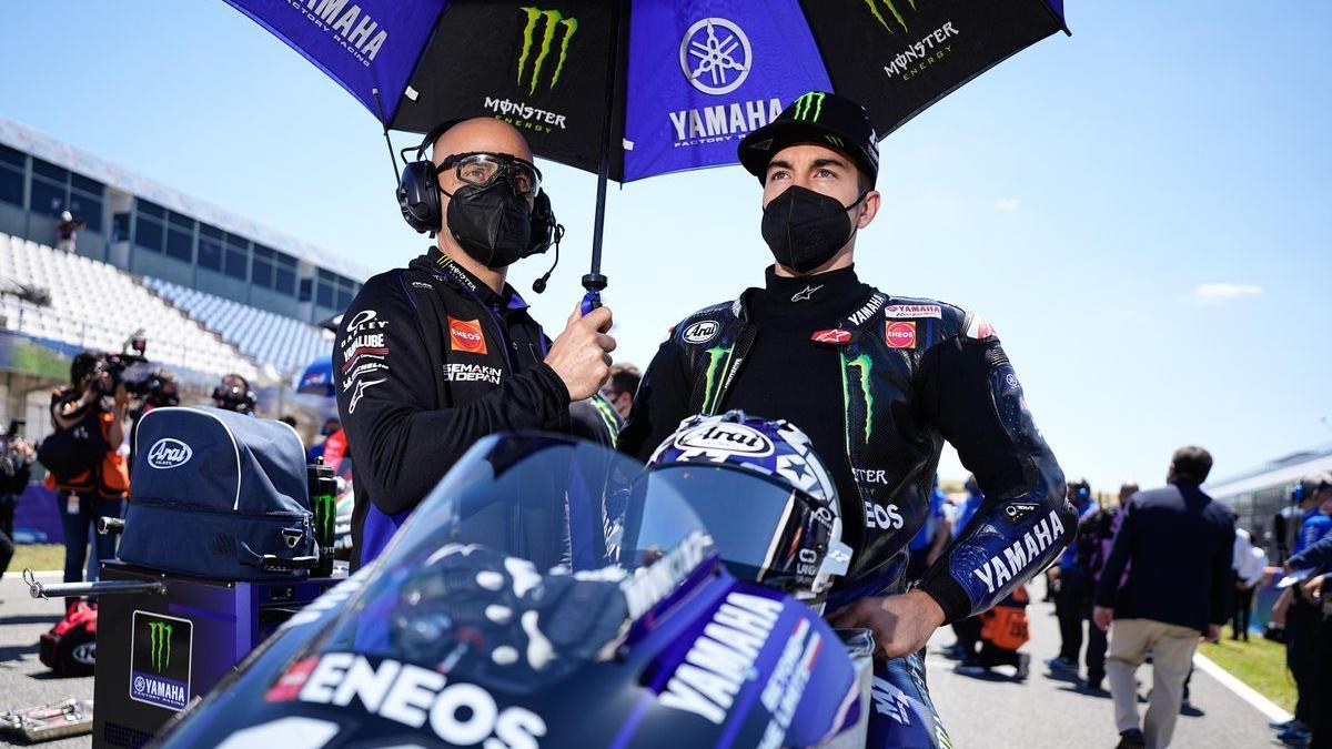 Maverick Viñales (Yamaha), nuevo piloto de Aprilia MotoGP.