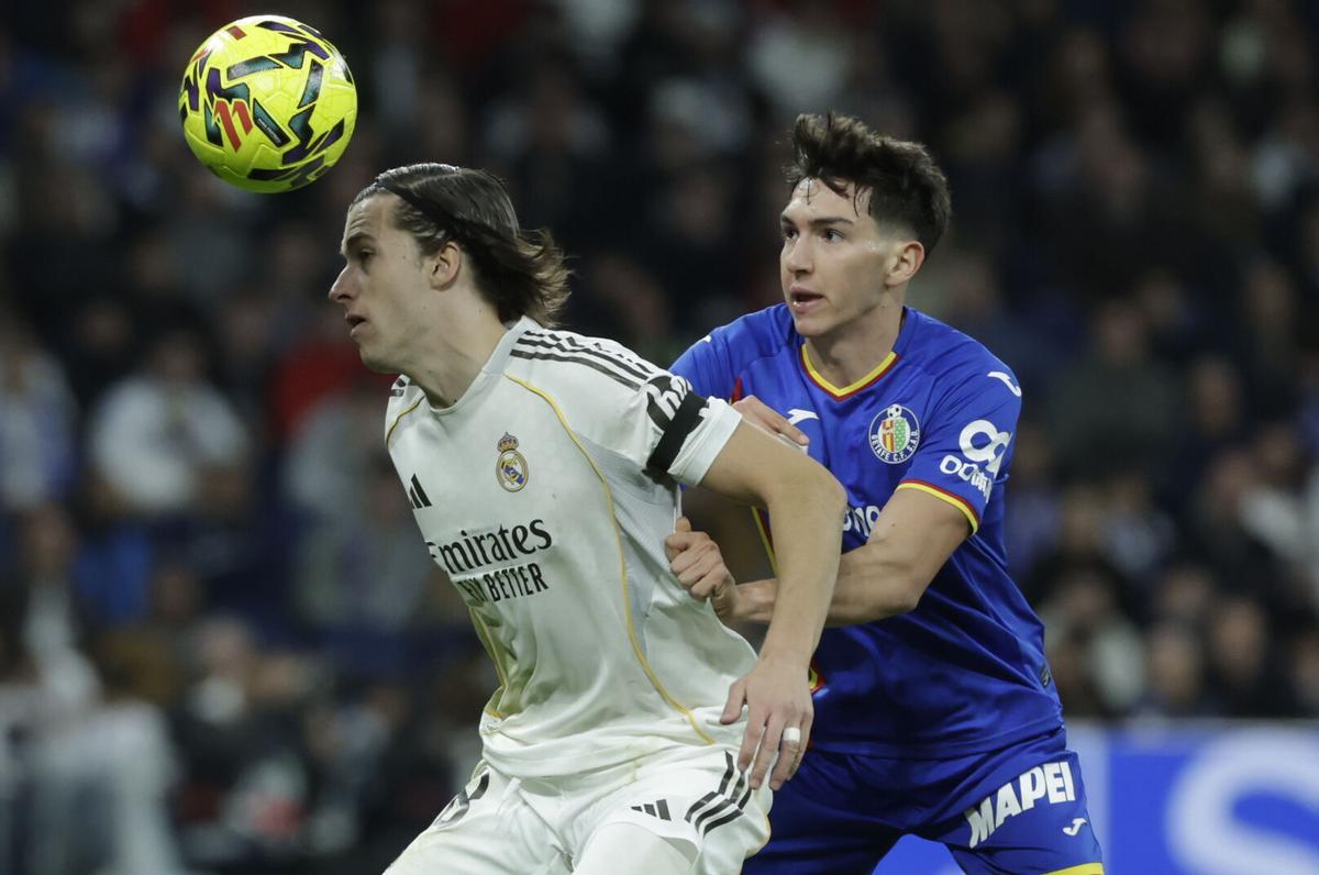 Carreras, ante el Getafe