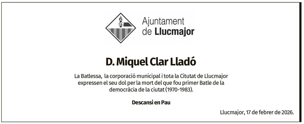 Miquel Clar Lladó