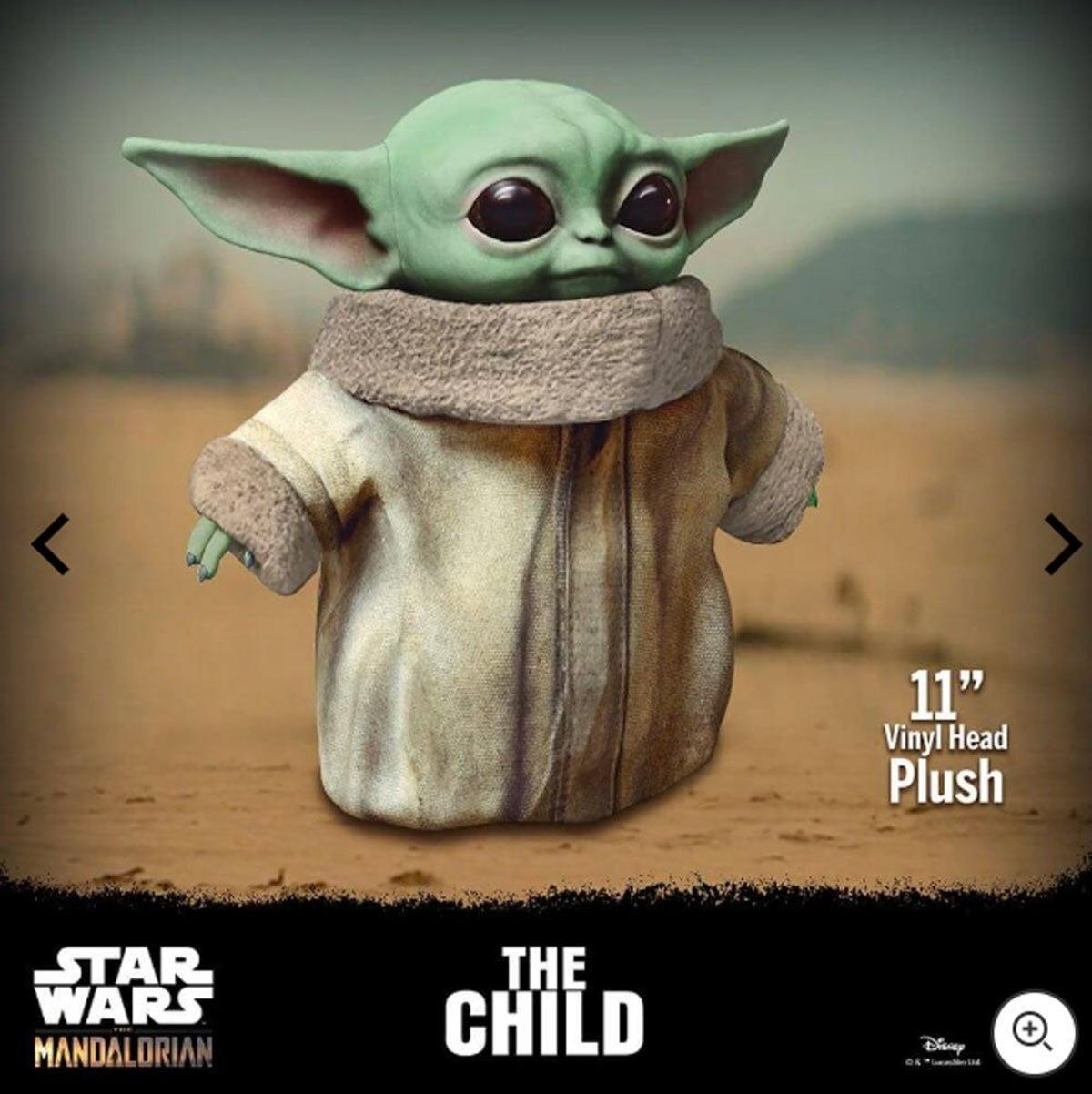 Star Wars Baby Yoda Mandalorian - Diario de peluche de Yoda