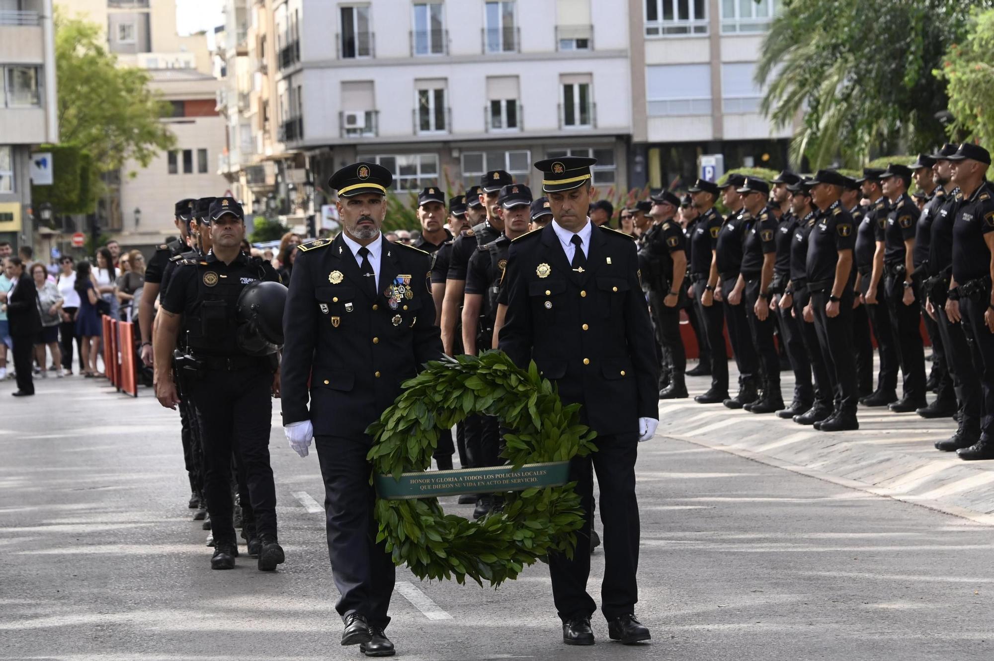 Así ha sido el acto del patrón de la Policía Local de Elche