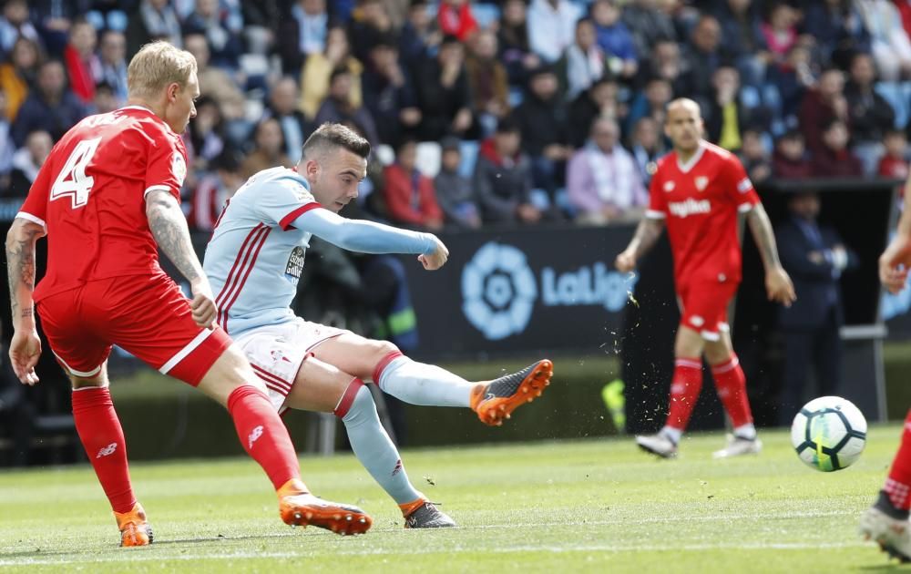 Galería de imágenes con las mejores fotografías de la goleada del Celta al Sevilla (4-0) en Balaídos.