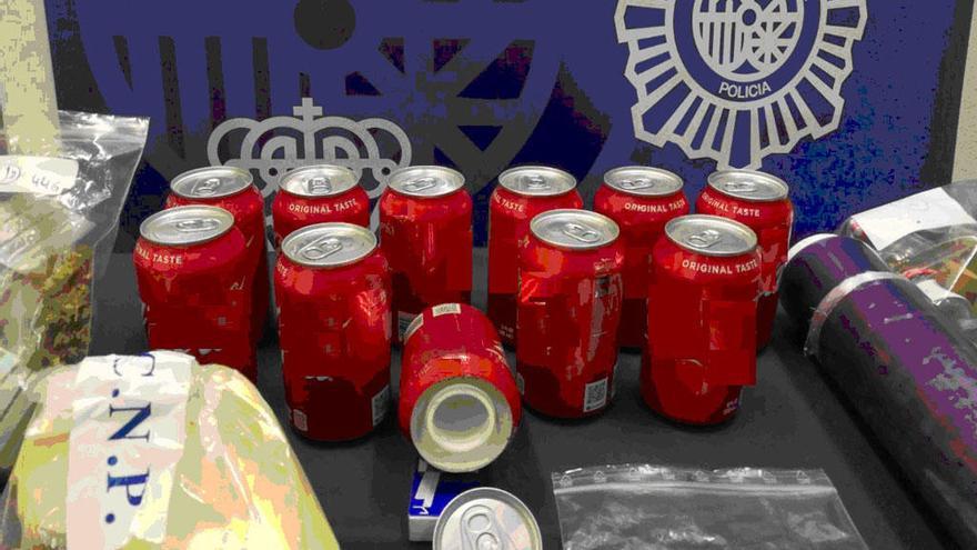 Detenidos en Benalmádena por vender hachís en latas