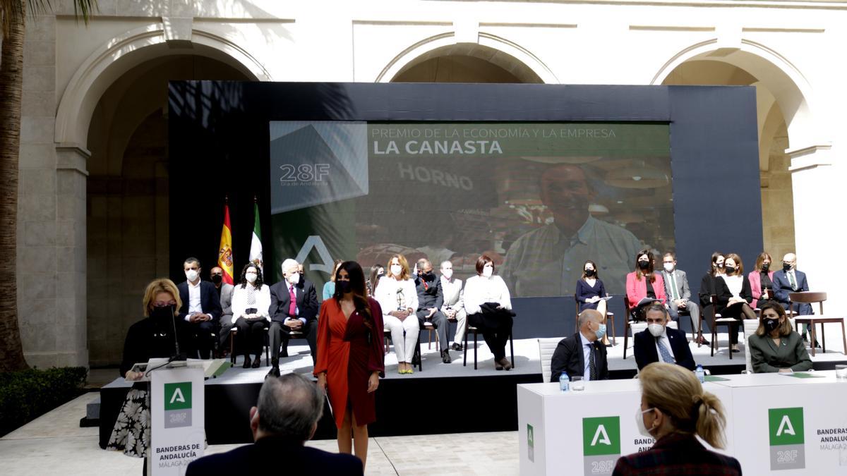 Entrega de los premios por el Día de Andalucía en Málaga