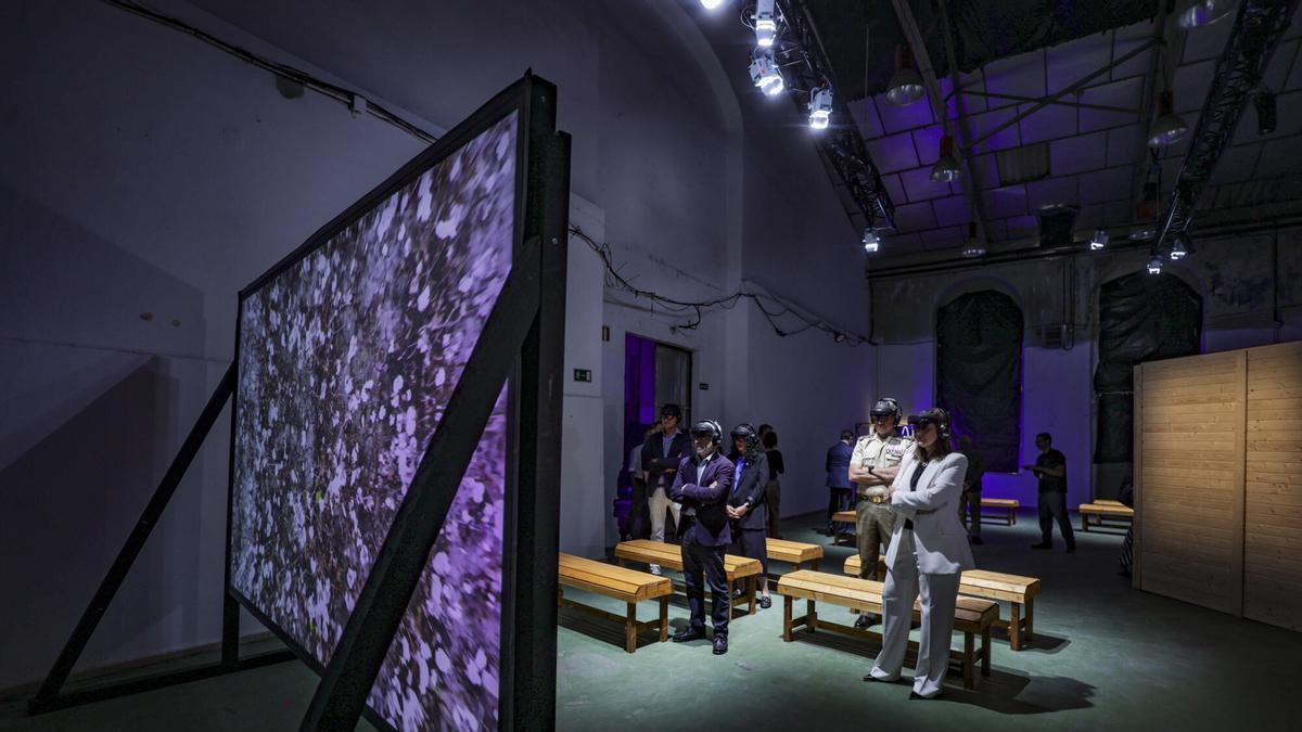 Una de las instalaciones del festival LINK del año pasado.