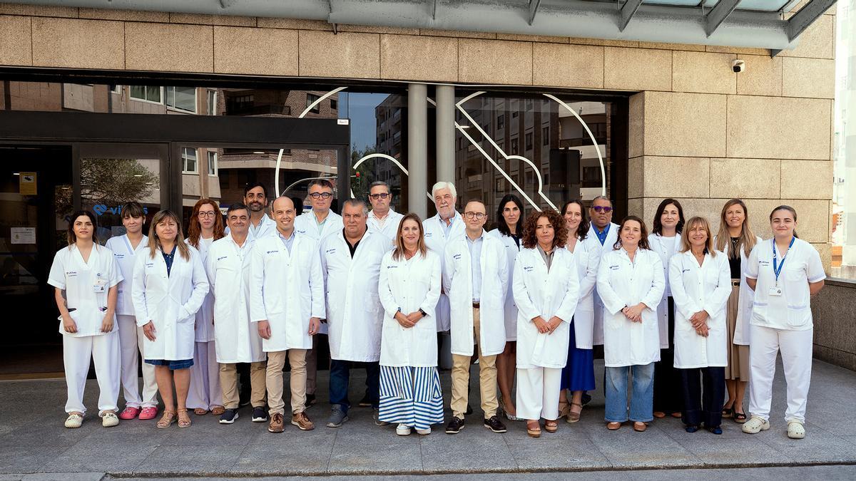 El equipo de Cardiología de Vithas Vigo.