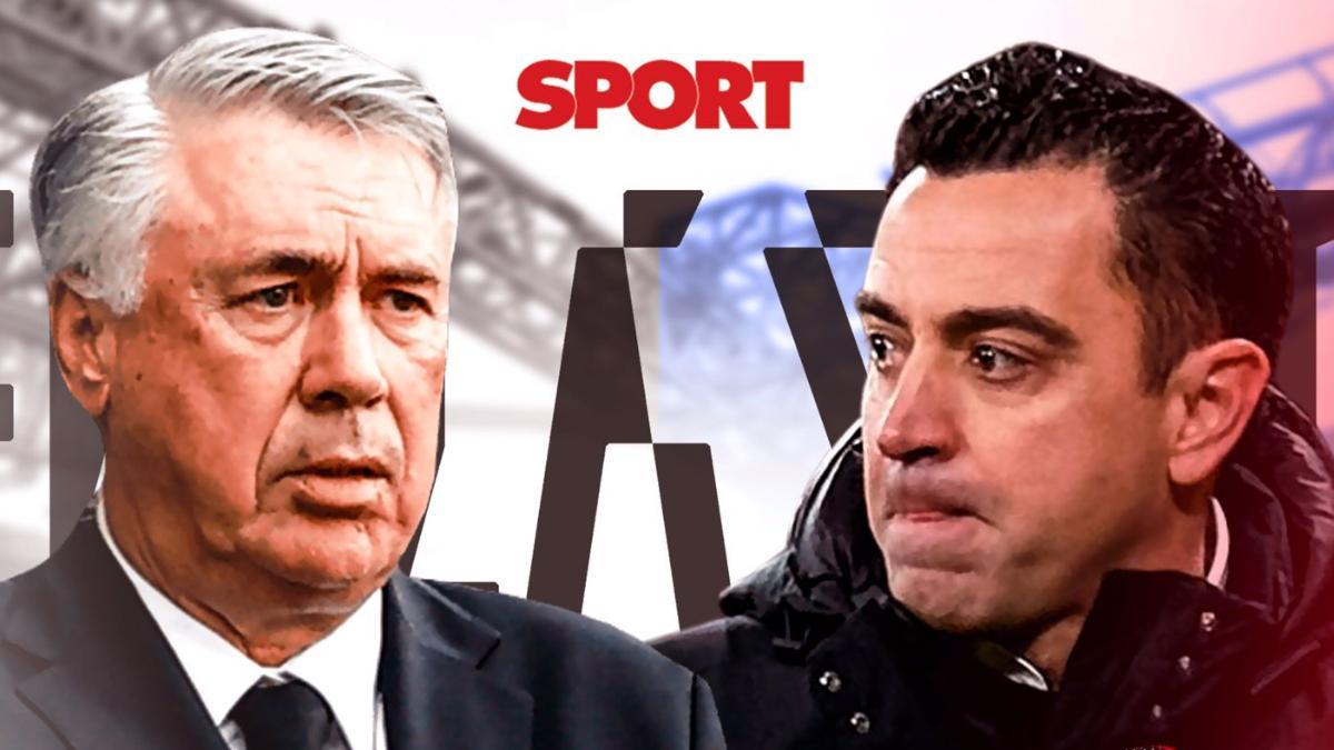 Ancelotti vs Xavi: cara a cara esta noche en la ida de semifinales de Copa del Rey