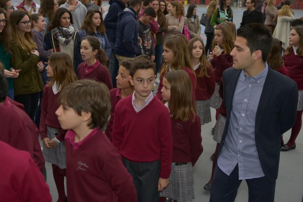 Procesión de los alumnos de Capuchinos